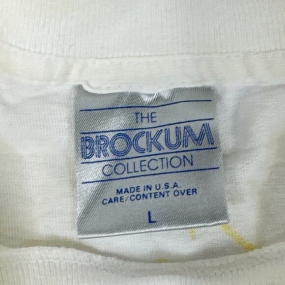 Vintage 1990 Phil Collins …But Seriously World Tour Concert White T-shirt Large - Picture 3 of 5